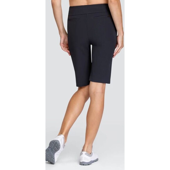 Tail White Label Women's Golf Fitted Shorts Size 6 Black Clean Front Pieced NWT - Picture 2 of 9